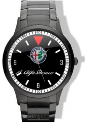 arw006 alfa romeo black steel watch